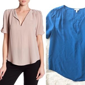 Joie Amone Pleat Silk Blouse, Like New Joie Amone Pleat Silk Blouse, Like New
