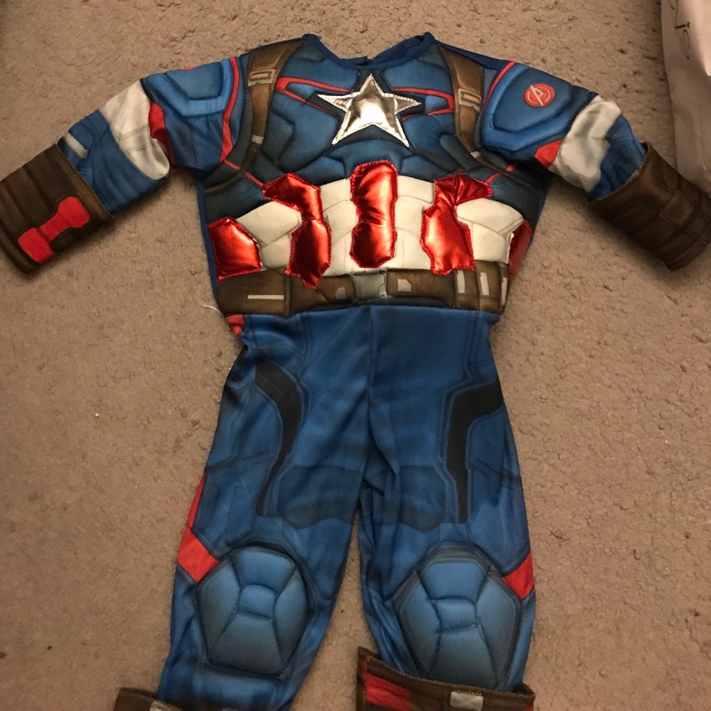 Captain america costume 2t-3t