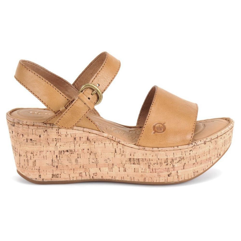 Born platform cork wedges