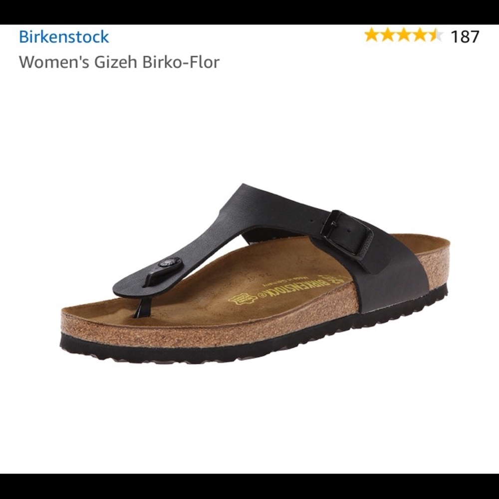Black Gizeh birkenstocks