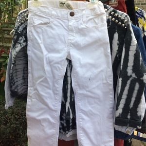 OshKosh white jeans for girls