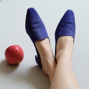 Vintage heel slide sandals