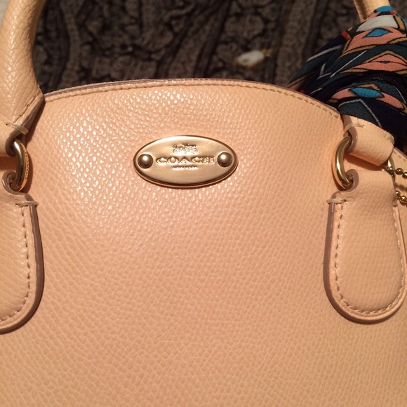 Gently used COACH mini domed crossbody satchel bag - Picture 2 of 4