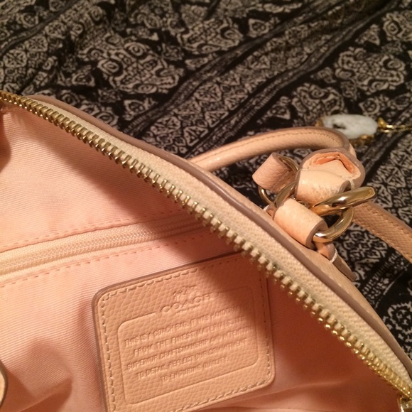Gently used COACH mini domed crossbody satchel bag - Picture 3 of 4