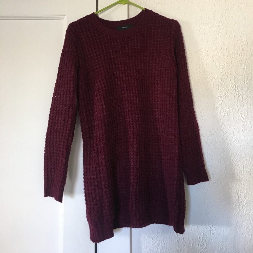 Mini sweater dress