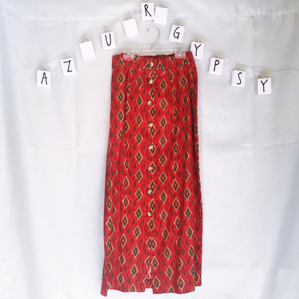 ✨ Western Design Long Skirt✨
