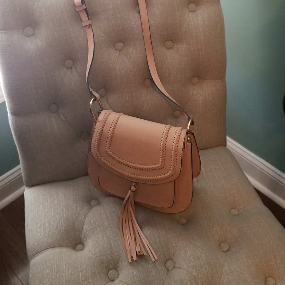 Blush crossbody bag