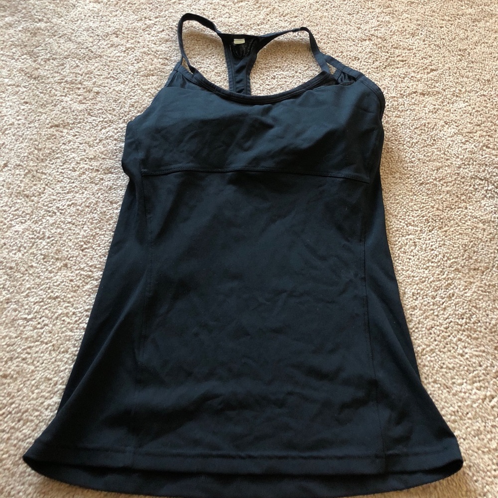 Black tank top