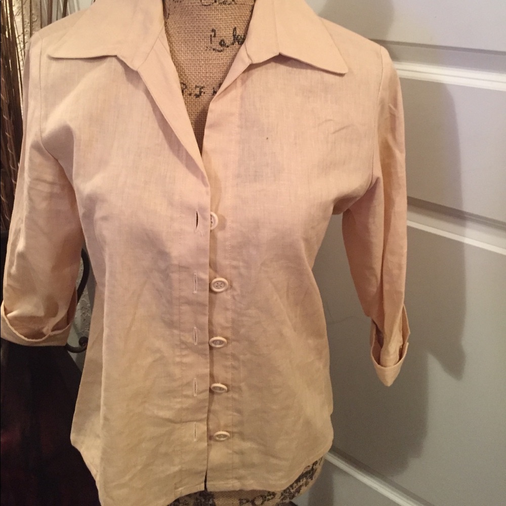 Linen top - Picture 1 of 5