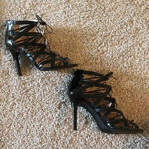 Parbal Gurung for Target Black Strappy Booties