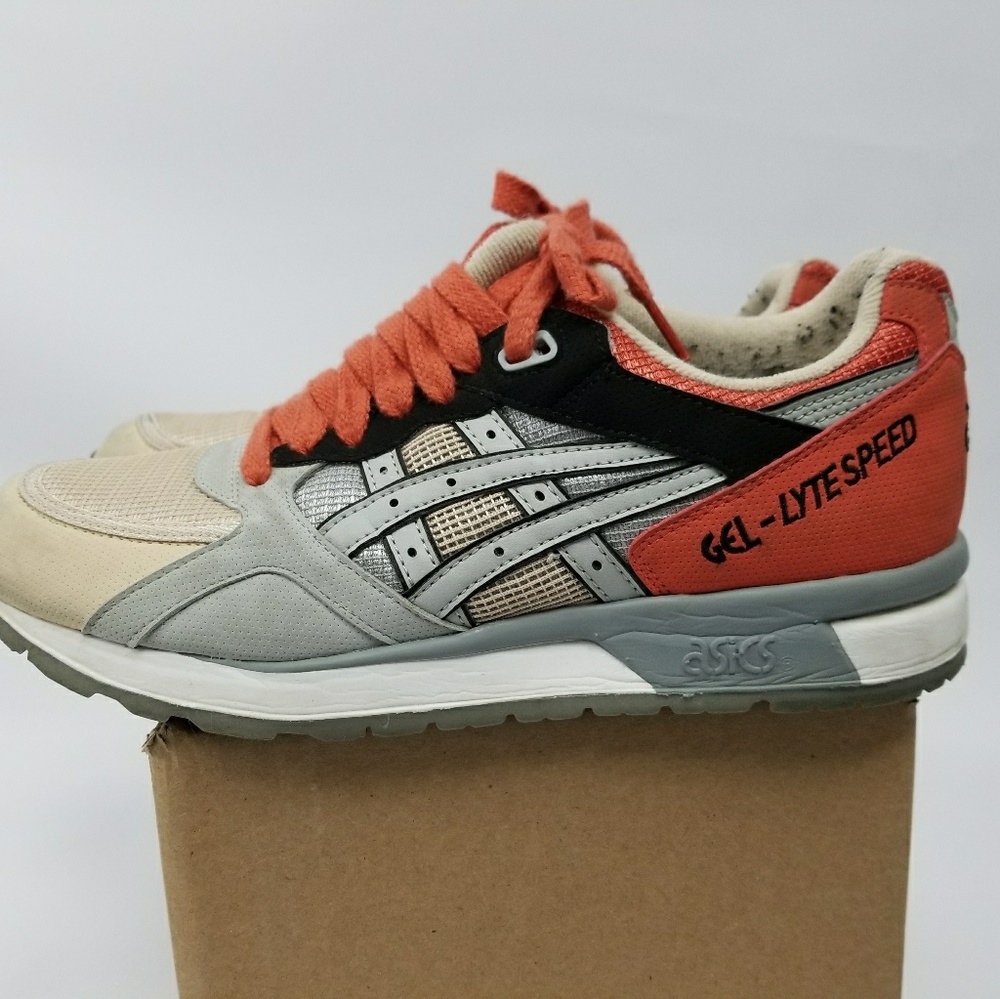 Asics Gel-Lytespeed sz 9 mens in orange/grey/tan