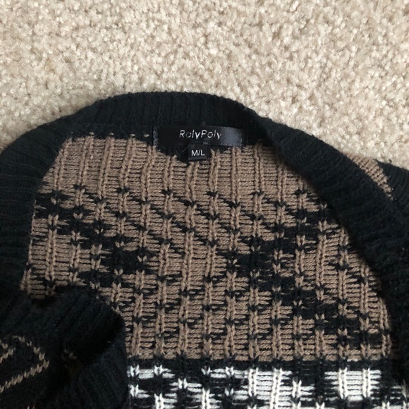 Aztec Open Sweater - Picture 2 of 4