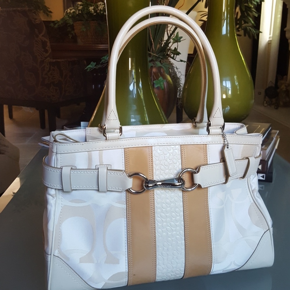 Like new Coach logo tote