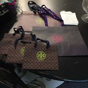 Tory Burch shopping bags