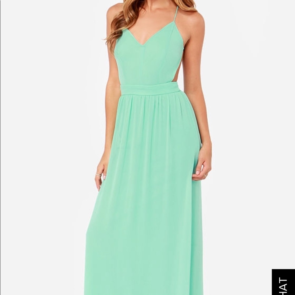 Lulus rooftop garden maxi dress