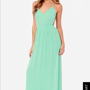Lulus rooftop garden maxi dress