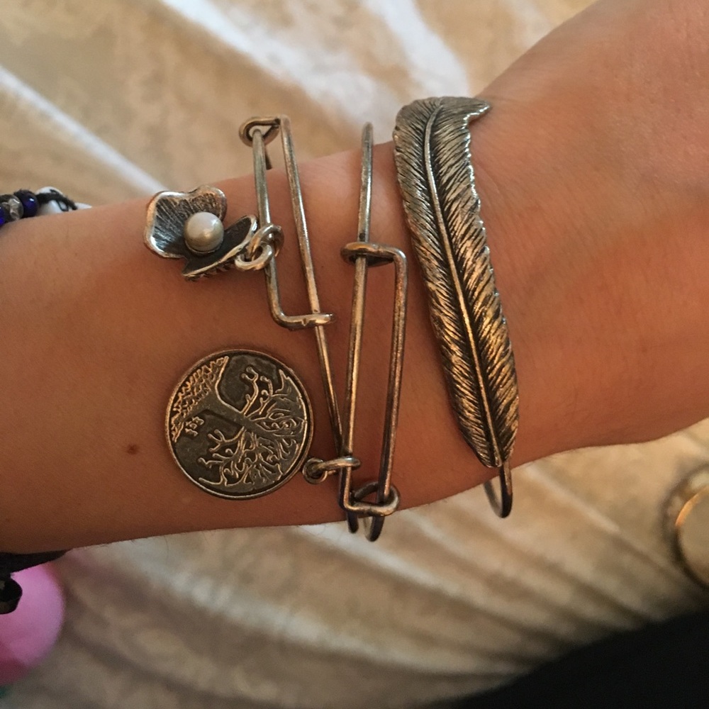 Three Alex & Ani Bracelets (can be sold sep)