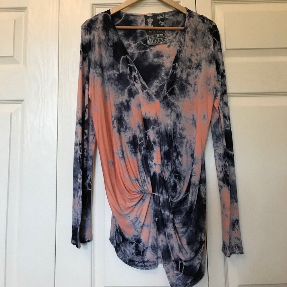 Young Fabulous and Broke tie dye shirt