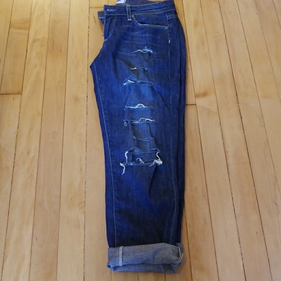 Paige jimmy jimmy boyfriend distressed crop jeans - Picture 4 of 7