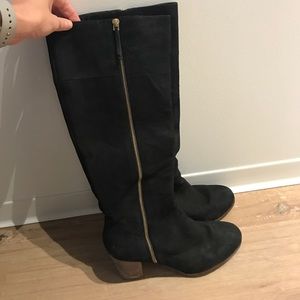 Cole Haan black leather boots