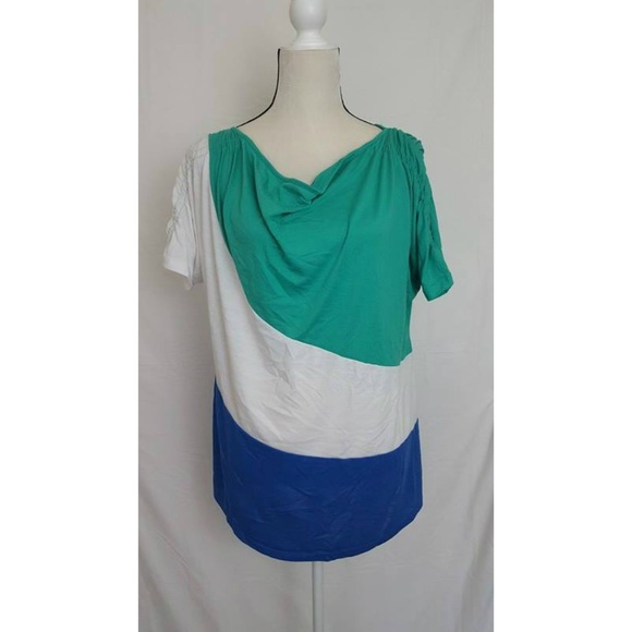 Faded Glory Tops - FINAL PRICE - Faded Glory Color Block Tee 1x