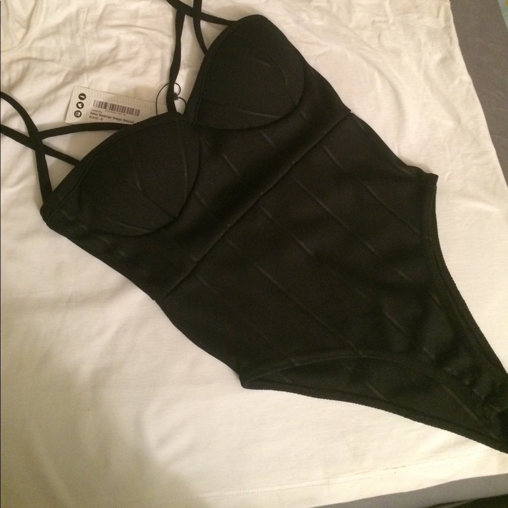 Bandage Strappy Bodysuit