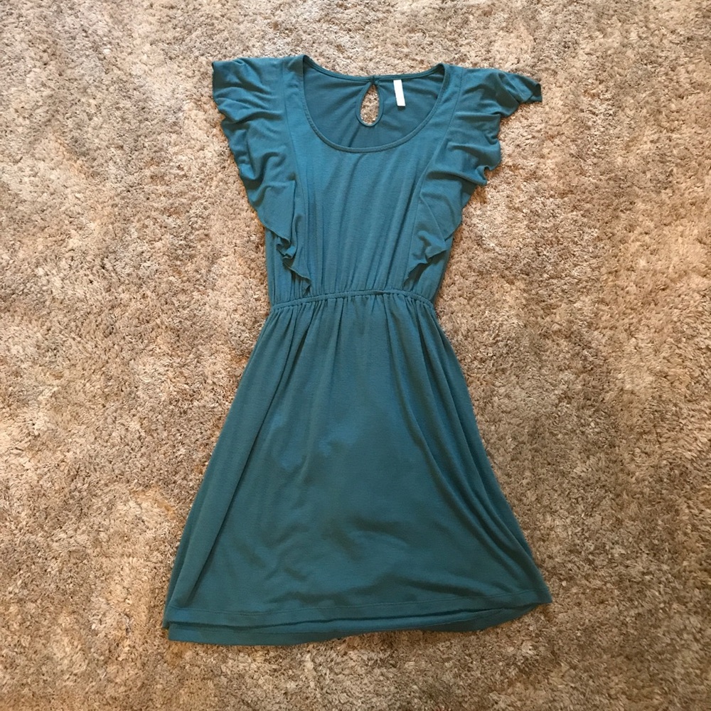 Xhilaration ruffle dress with wrap