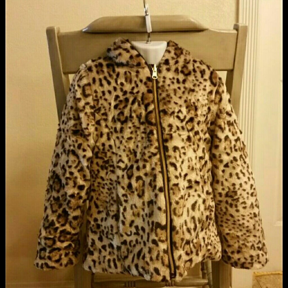 Girls hooded jacket size 8