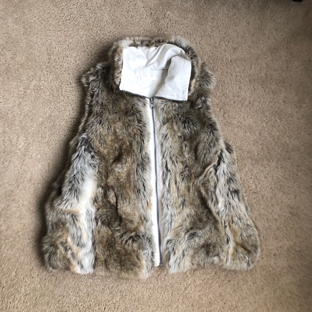 Reversible Faux Fur vest
