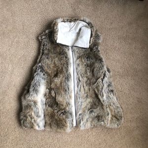Reversible Faux Fur vest
