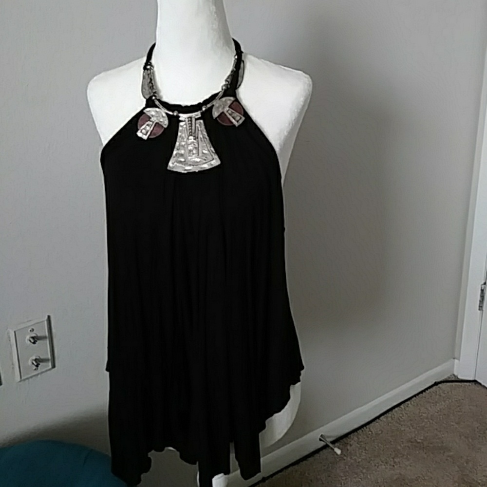 METALIC Halter top....NWOT