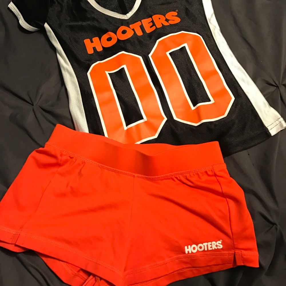 Hooters football outfit