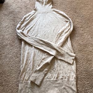 Beige turtle neck