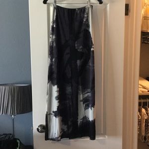 Vivienne Tam long elastic waist skirt