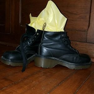 Black Doc Marten's ankle boot