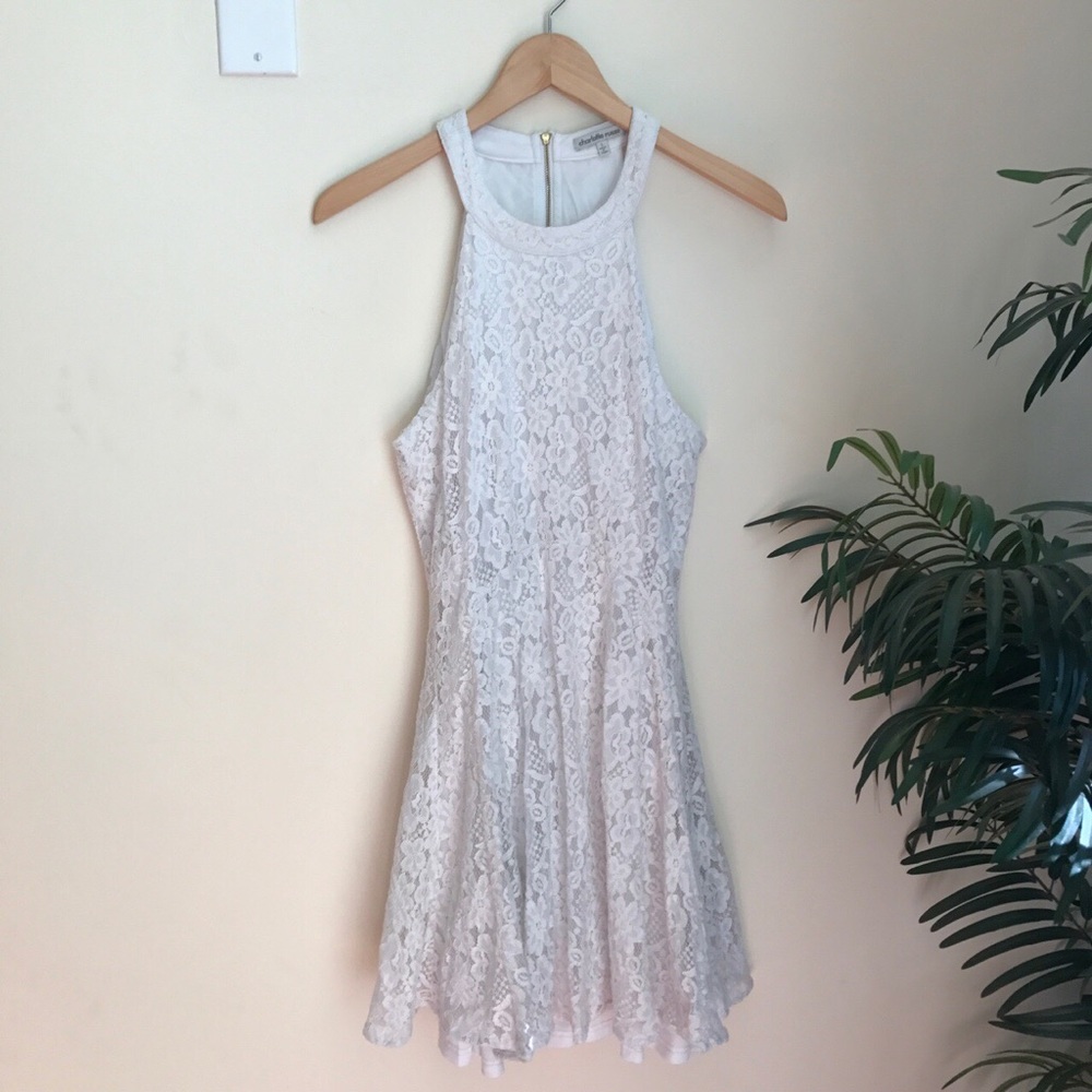 white charlotte russe dress