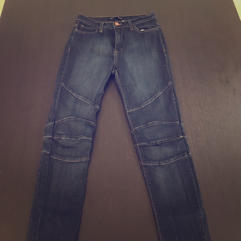 Dark Moto Styled Jean
