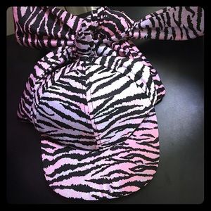 [Kenxo x HM] Pink striped hat with top bow