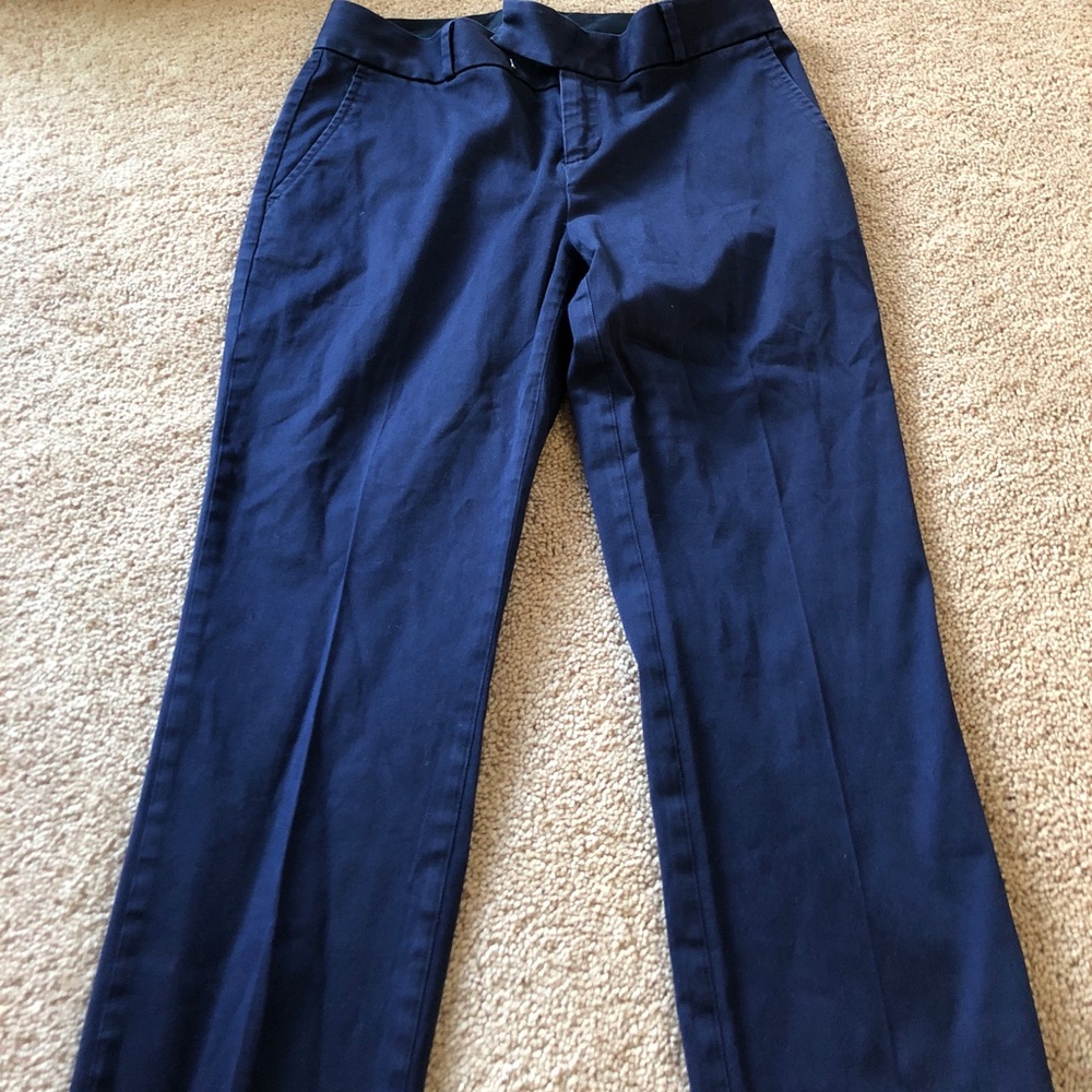 Blue suit pants