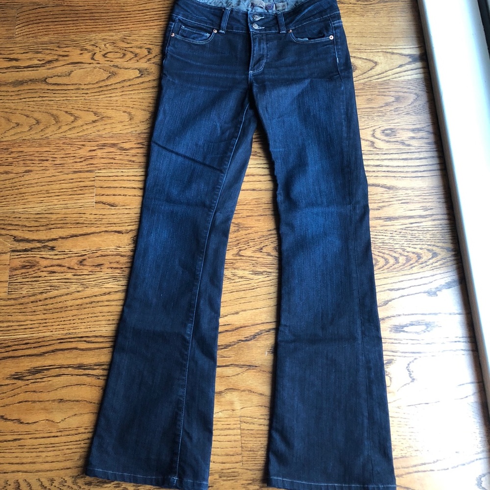 Dark wash Paige Hidden Hills jeans