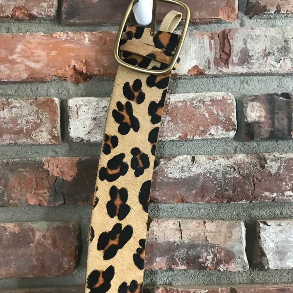 Nicole Miller Collection Cheetah Belt