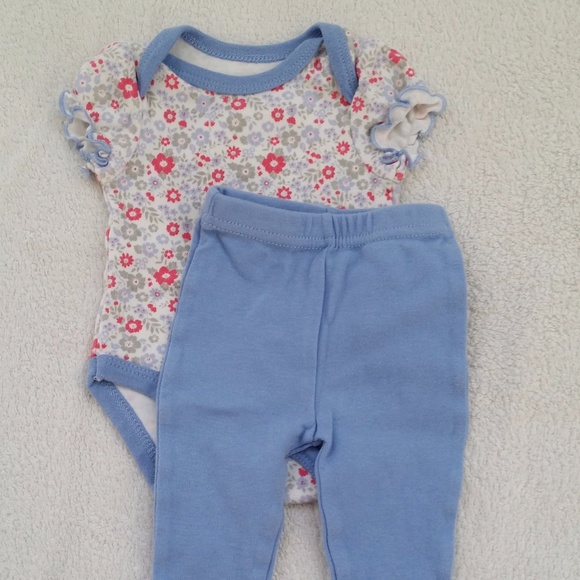 Rene Rofe Two Piece Floral Set Baby Girl - Picture 1 of 4