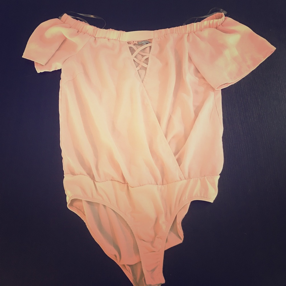 Soft pink bodysuit