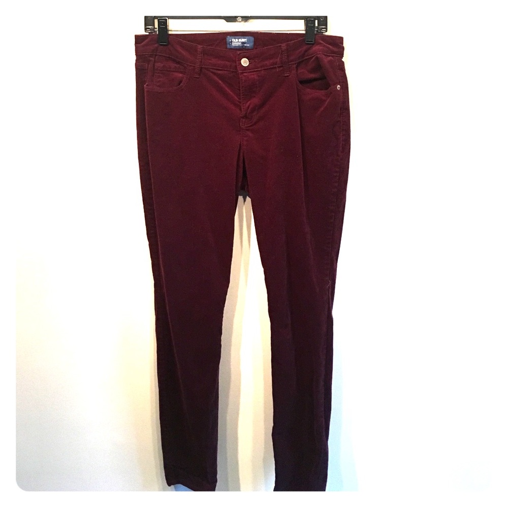 Purple corduroy pants