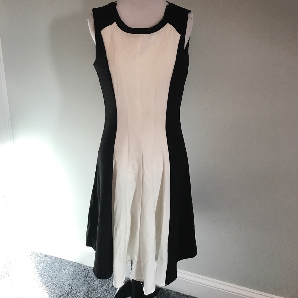 Calvin Klein black and white dress Size 6