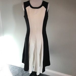 Calvin Klein black and white dress Size 6