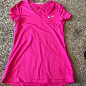Pink nike top