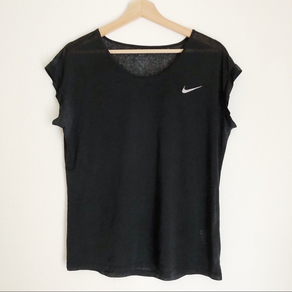 NWOT Sheer Nike SS top - Picture 3 of 6