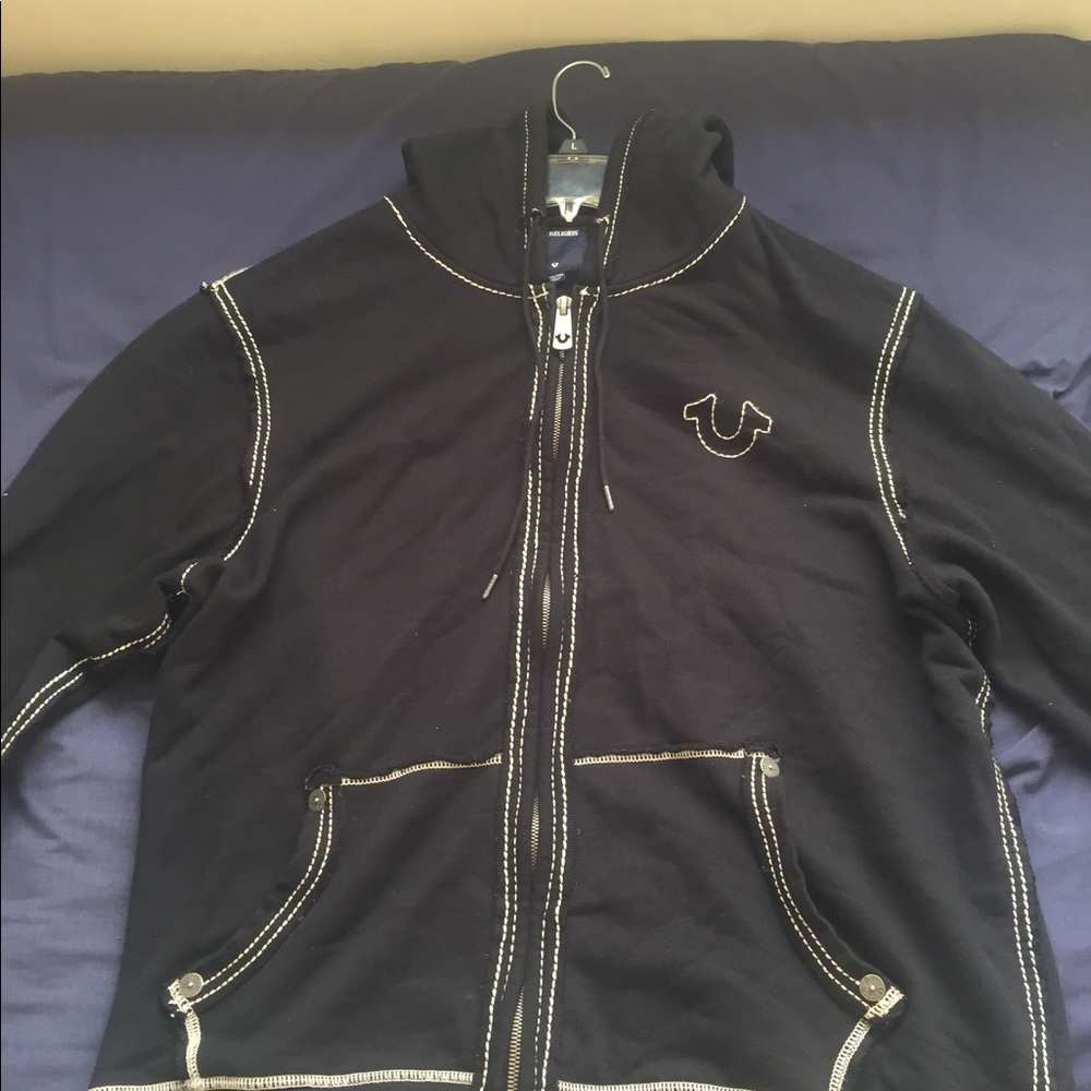 Black True Religion Hoodie