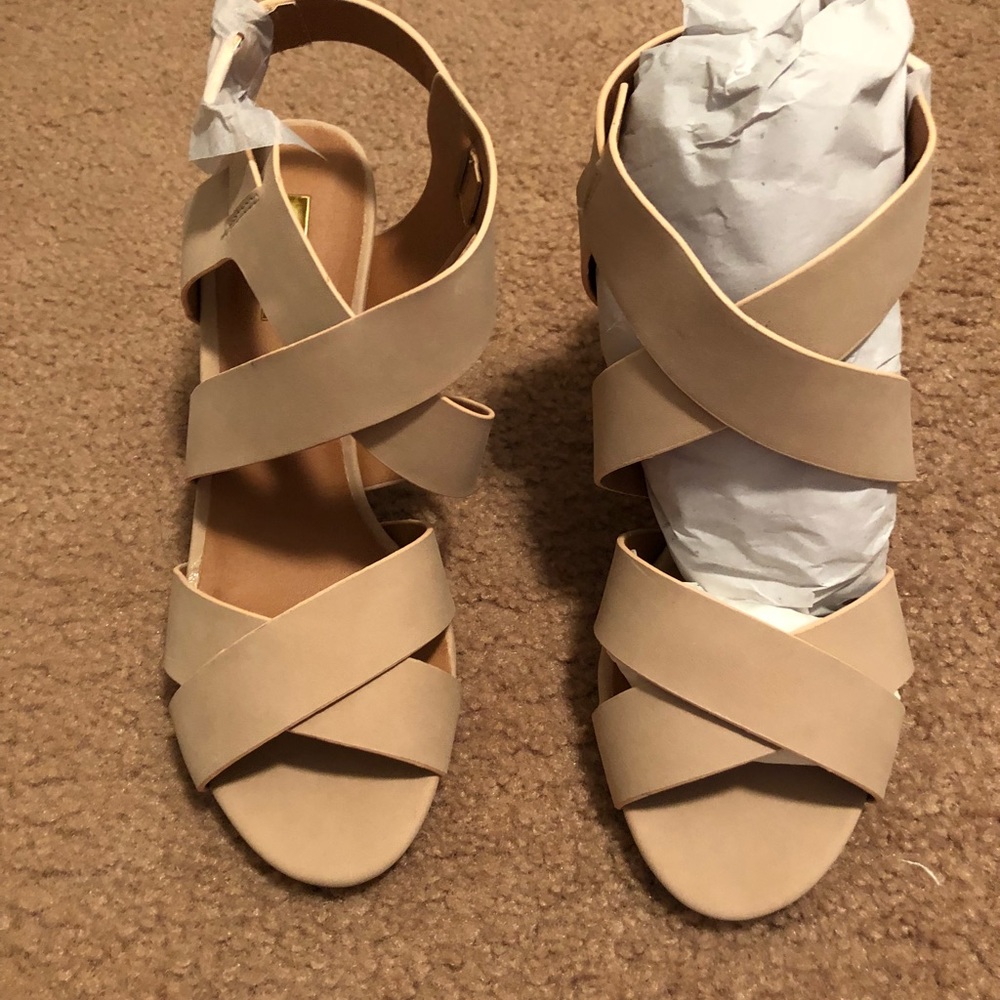 Tan sandals